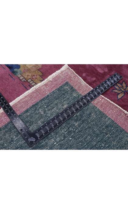 9 x 12 Antique Chinese Art Deco Rug 77629