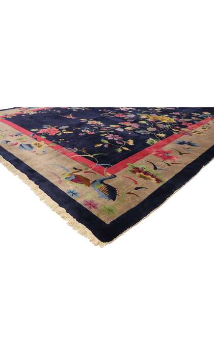 9 x 11 Antique Chinese Art Deco Rug 77452