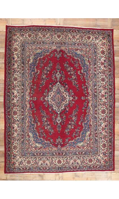 9 x 12 Vintage Persian Hamadan Rug 74988