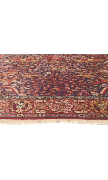 9 x 11 Antique Indian Agra Rug 74662