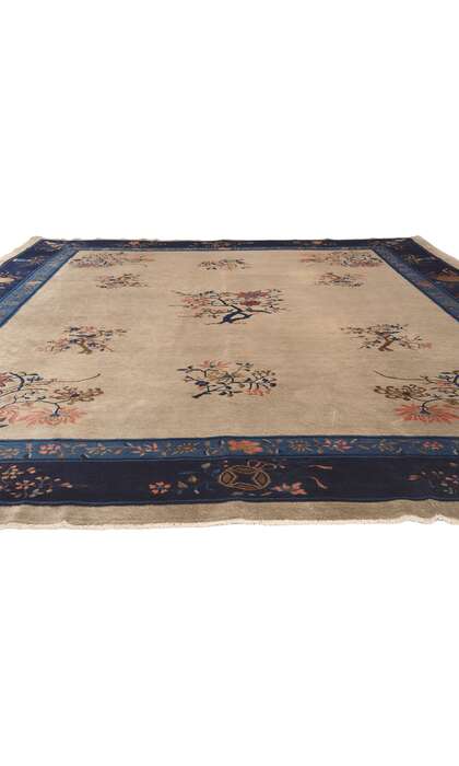 9 x 11 Antique Chinese Peking Rug 77230