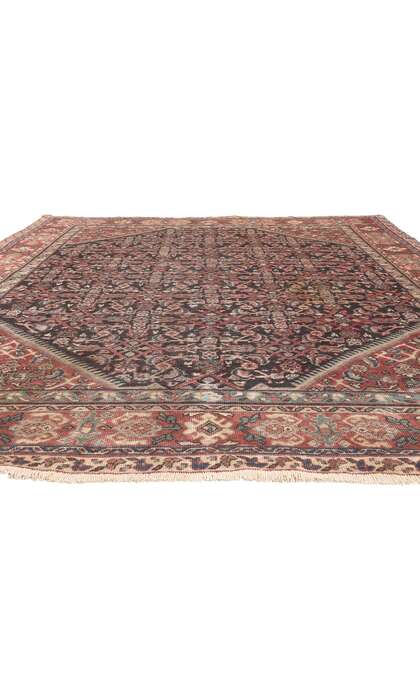 9 x 12 Antique Persian Mahal Rug 74576
