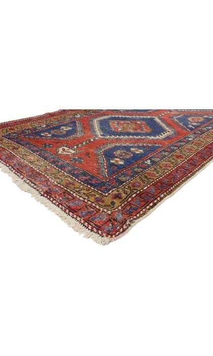 4 x 14 Antique Worn Persian Azerbaijan Rug 75644
