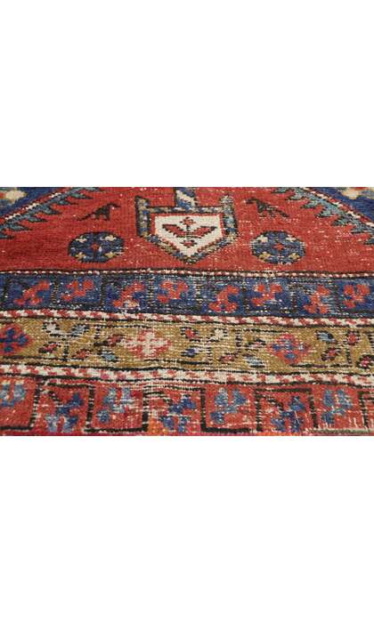 4 x 14 Antique Worn Persian Azerbaijan Rug 75644