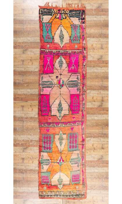 4 x 15 Vintage Moroccan Runner 21465