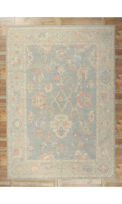 10 x 14 Colorful Oushak Rug 80923