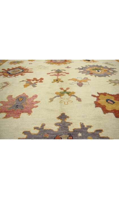 13 x 16 Colorful Oushak Rug 52379