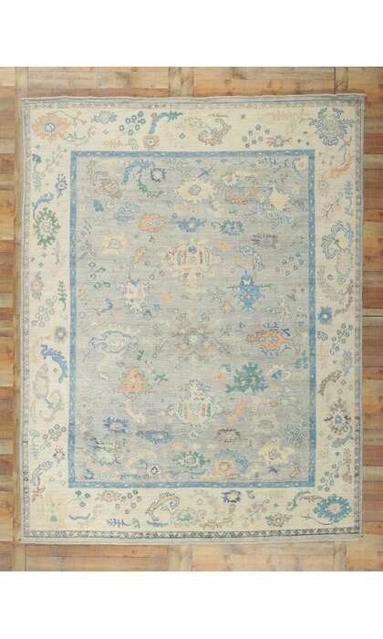 9 x 12 Colorful Oushak Rug 80960