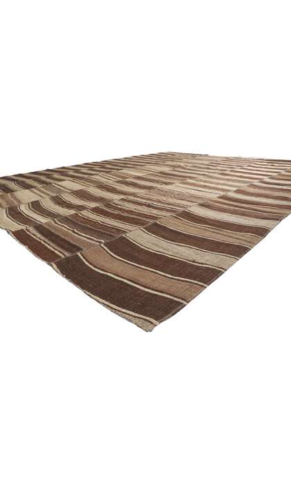 12 x 15 Earth-Tone Kilim Rug 60636
