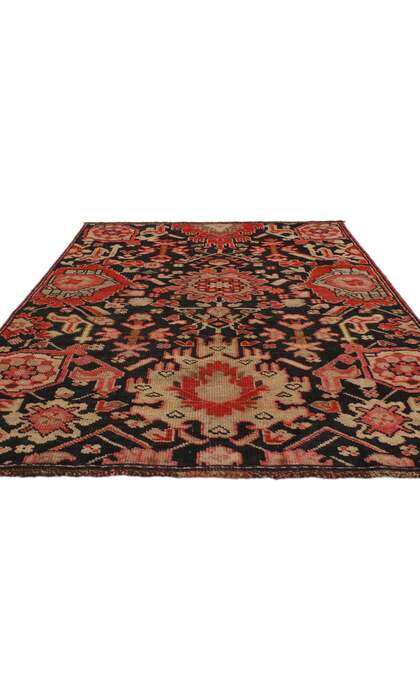 3 x 4 Vintage Turkish Oushak Rug 51769