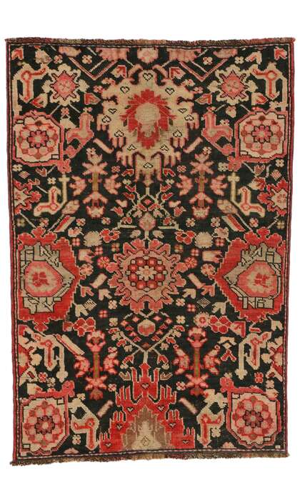 3 x 4 Vintage Turkish Oushak Rug 51769