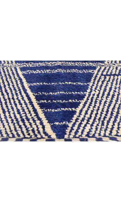 10 x 14 Large Blue Moroccan Area Rug 80563