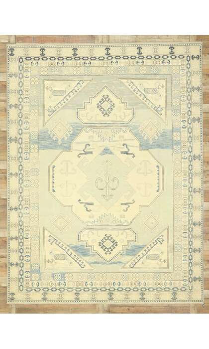 9 x 12 Modern Oushak Rug 80605