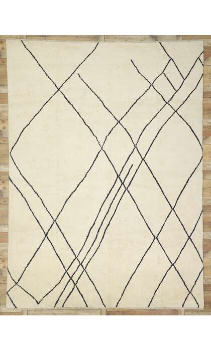 10 x 14 Neutral Moroccan Rug 80543