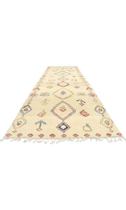 4 x 12 Colorful Moroccan Rug Runner 80620