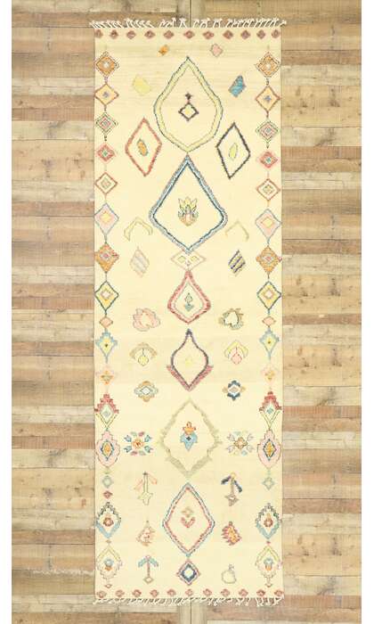 4 x 12 Colorful Moroccan Rug Runner 80620