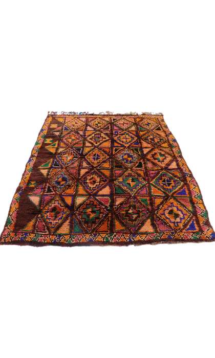4 x 5 Vintage Moroccan Rug 21665