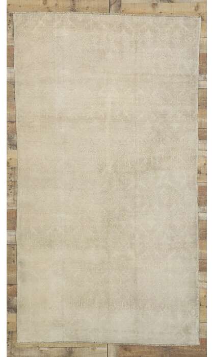 5 x 9 Vintage Muted Oushak Rug 52459