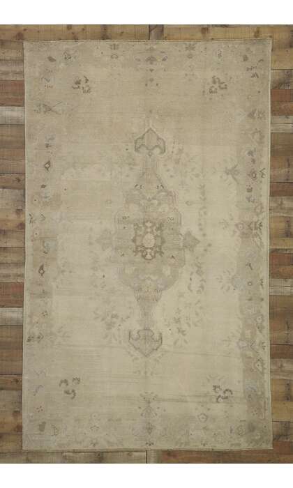 5 x 9 Muted Vintage Oushak Rug 52460