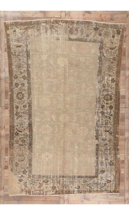 8 x 12 Antique Worn Persian Rug 76600