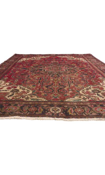 8 x 11 Vintage Persian Heriz Rug 76235