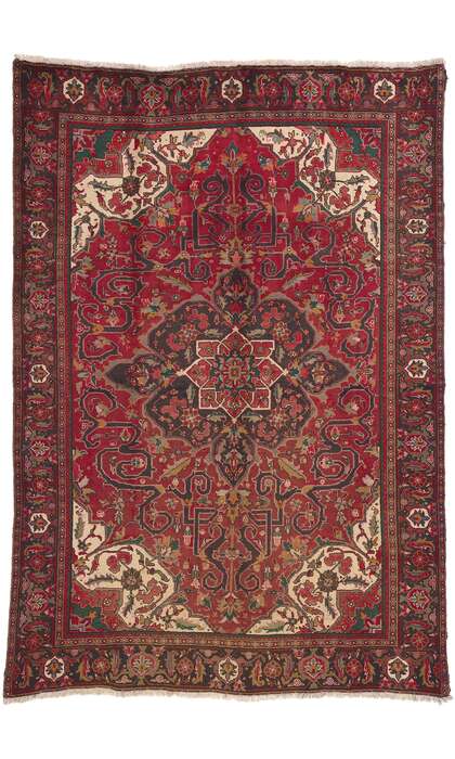 8 x 11 Vintage Persian Heriz Rug 76235
