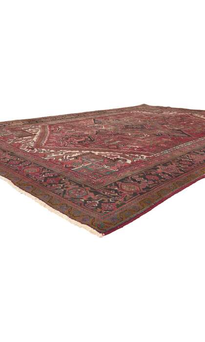 8 x 11 Vintage Persian Heriz Rug 75900