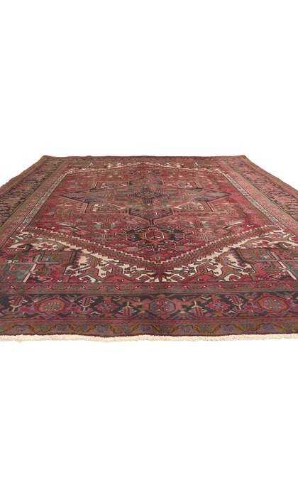 8 x 11 Vintage Persian Heriz Rug 75900