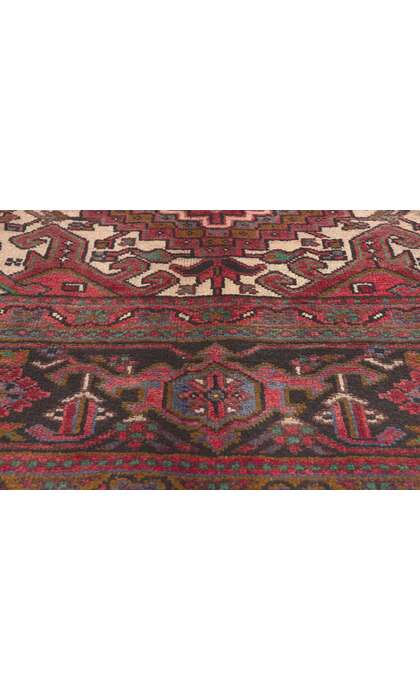 8 x 11 Vintage Persian Heriz Rug 75900