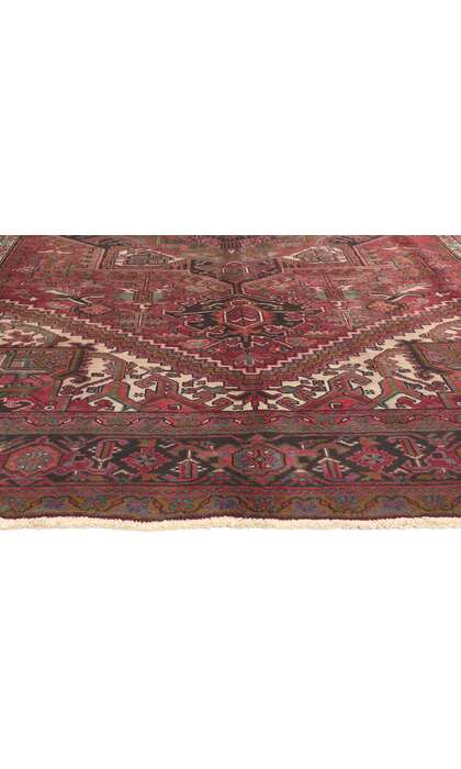 8 x 11 Vintage Persian Heriz Rug 75900