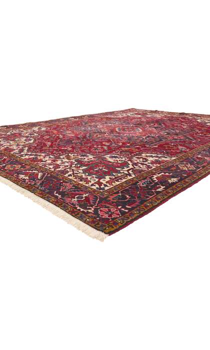 8 x 12 Vintage Persian Heriz Rug 71266
