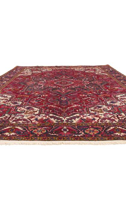 8 x 12 Vintage Persian Heriz Rug 71266