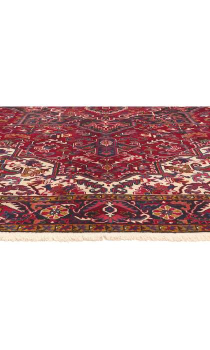 8 x 12 Vintage Persian Heriz Rug 71266