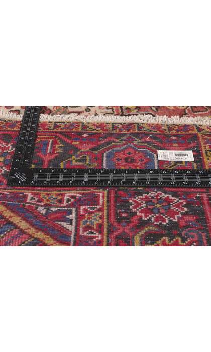 8 x 12 Vintage Persian Heriz Rug 76588