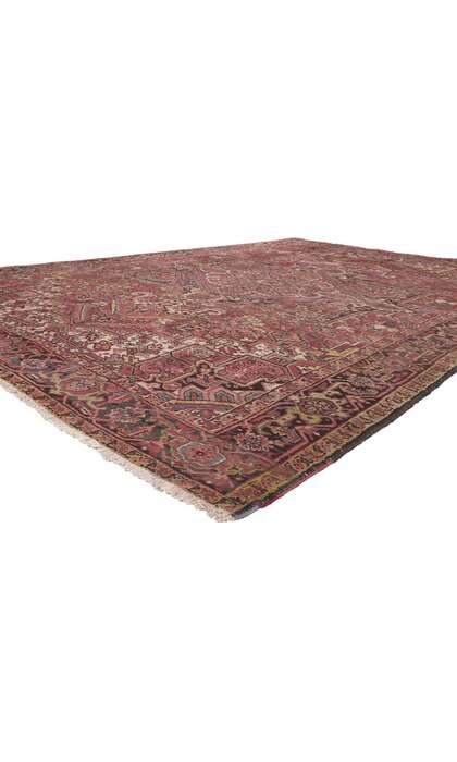 8 x 12 Vintage Persian Heriz Rug 76588