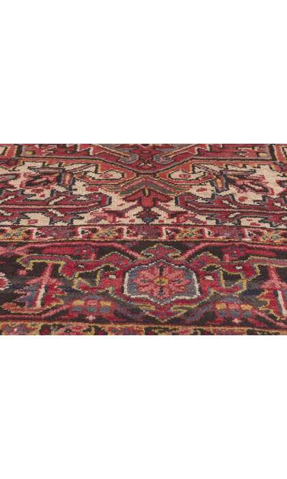 8 x 12 Vintage Persian Heriz Rug 76588