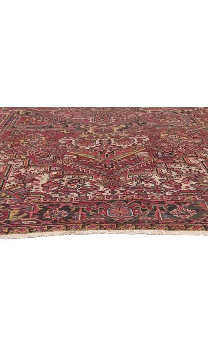 8 x 12 Vintage Persian Heriz Rug 76588