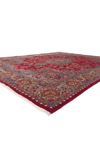 10 x 13 Vintage Persian Kerman Rug 77718