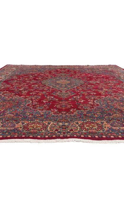 10 x 13 Vintage Persian Kerman Rug 77718