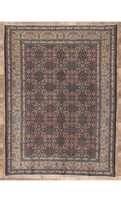 8 x 11 Vintage Persian Mashhad Rug 76188