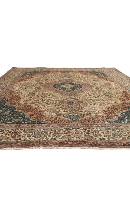 8 x 11 Vintage Persian Tabriz Rug 76476