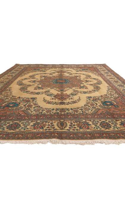 8 x 12 Vintage Persian Tabriz Rug 76361