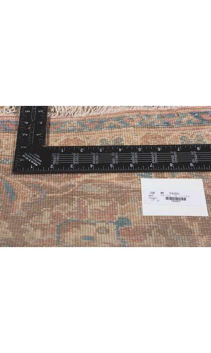 8 x 11 Vintage Persian Yazd Rug 76457