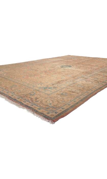 8 x 11 Vintage Persian Yazd Rug 76457