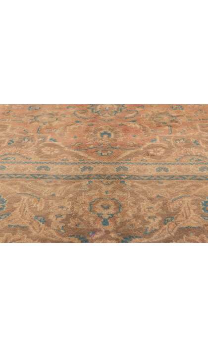 8 x 11 Vintage Persian Yazd Rug 76457