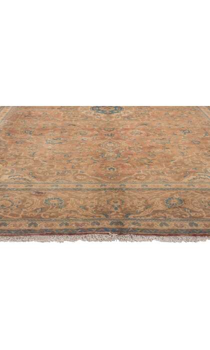 8 x 11 Vintage Persian Yazd Rug 76457