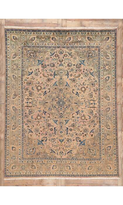 8 x 11 Vintage Persian Khorassan Rug 76462