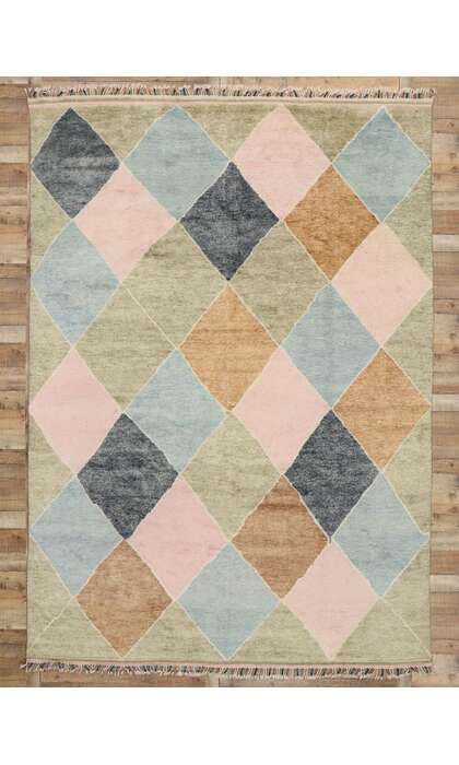 9 x 13 Argyle Moroccan Rug 30568