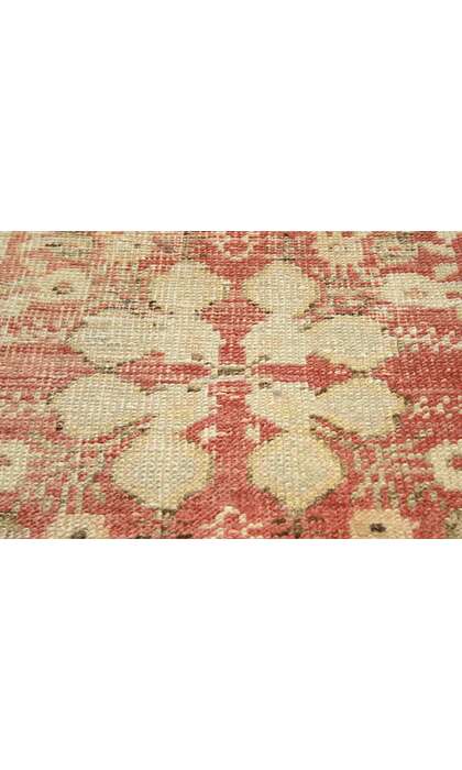 3 x 11 Vintage Turkish Oushak Rug Runner 50361