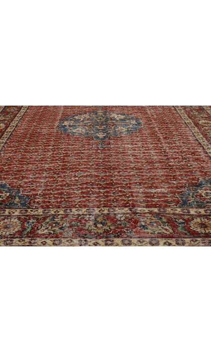 7 x 10 Vintage Turkish Sivas Rug 51538